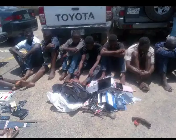 Photo: Police Arrests Six Waterway Robbers For Rape